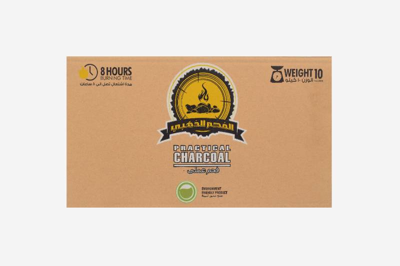 كرتون فحم طبيعي 10 كيلو